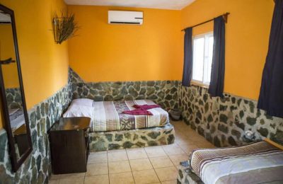 The perfect room for a group friends that want to enjoy a night with air conditioner in a black sand beach called El Paredon