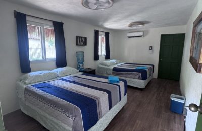 the perfect accommodation type with a private bathroom so you can enjoy the air conditioner all night long at the El Paredon beach